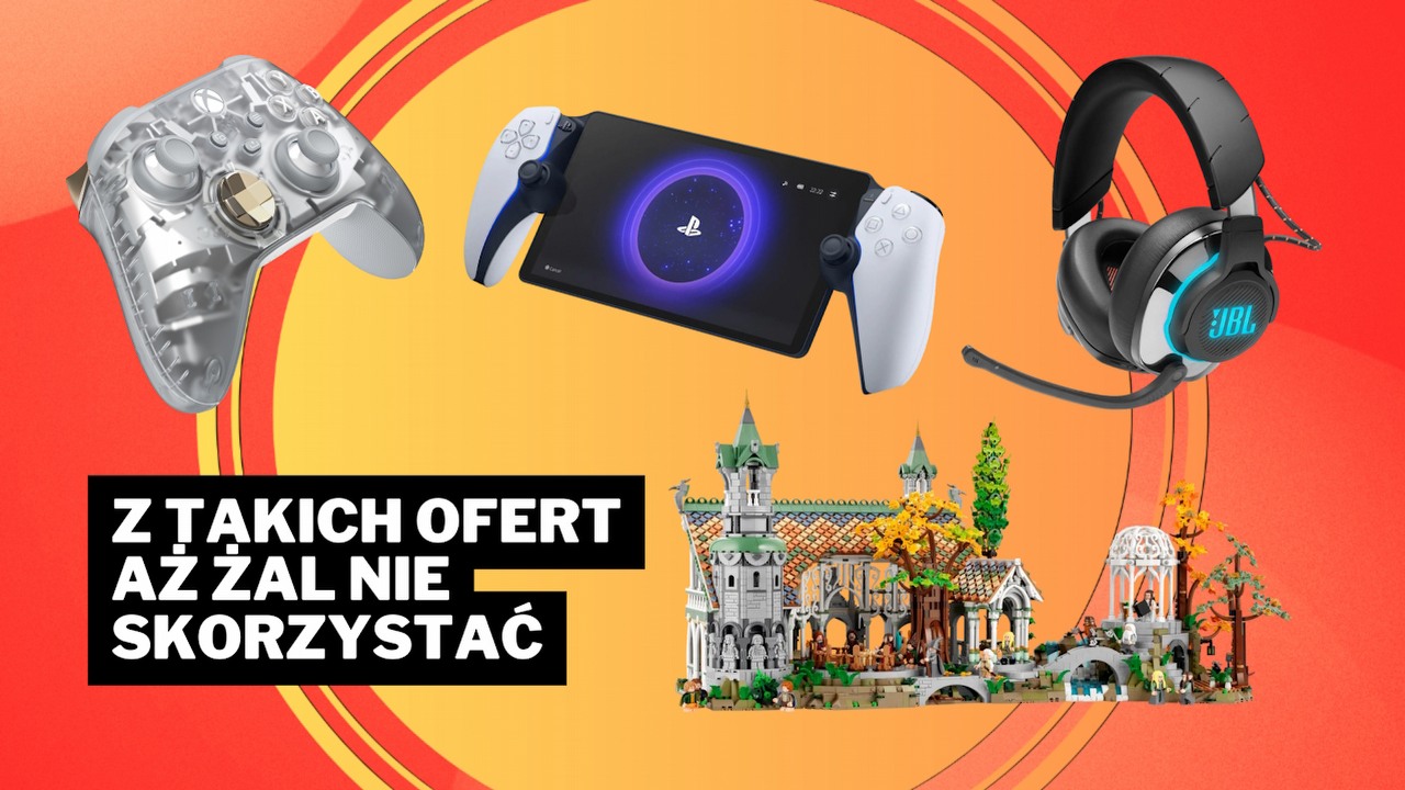 Najciekawsze oferty na Black Friday 2024 - 19.11.2024, źródło grafiki: Microsoft, Sony, JBL i LEGO.