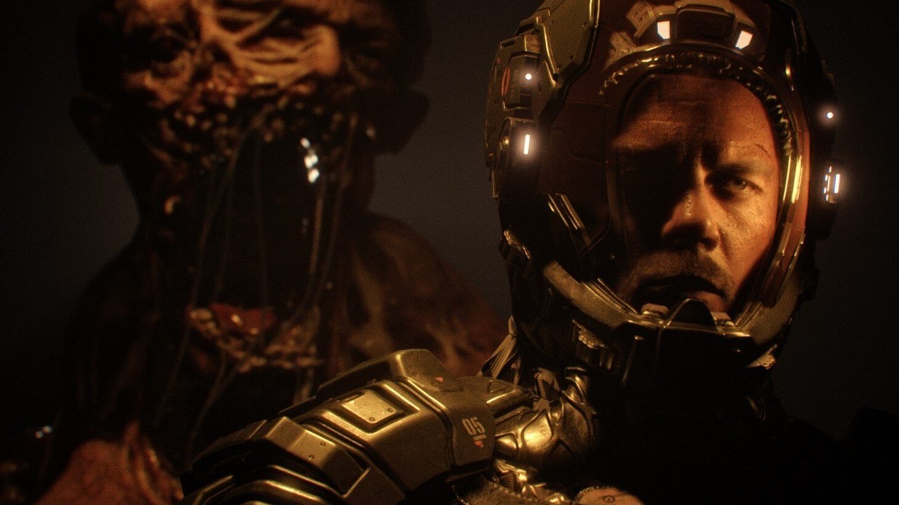 The Callisto Protocol dostał patch dodający wsparcie dla PS5 Pro. Gra obsługuje rozdzielczość 8K w 30 fps, źródło grafiki: Striking Distance Studios.