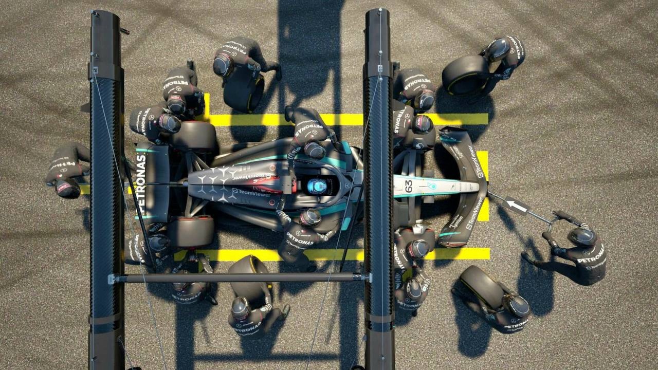 F1 Manager 2025 ponoć poszedł do kosza. Twórcy mieli przedwcześnie porzucić licencję Formuły 1, bo wyciągali z niej za mało zysków, źródło grafiki: Frontier Developments.