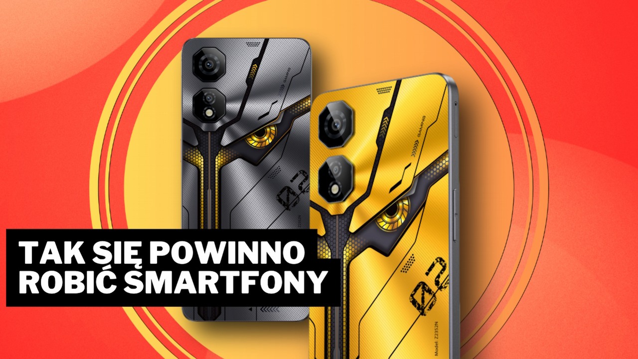 Ten smartfon może poskromić gigantów. Wyglądem przypomina Transformera, a działaniem topowe telefony, źródło grafiki: ZTE.