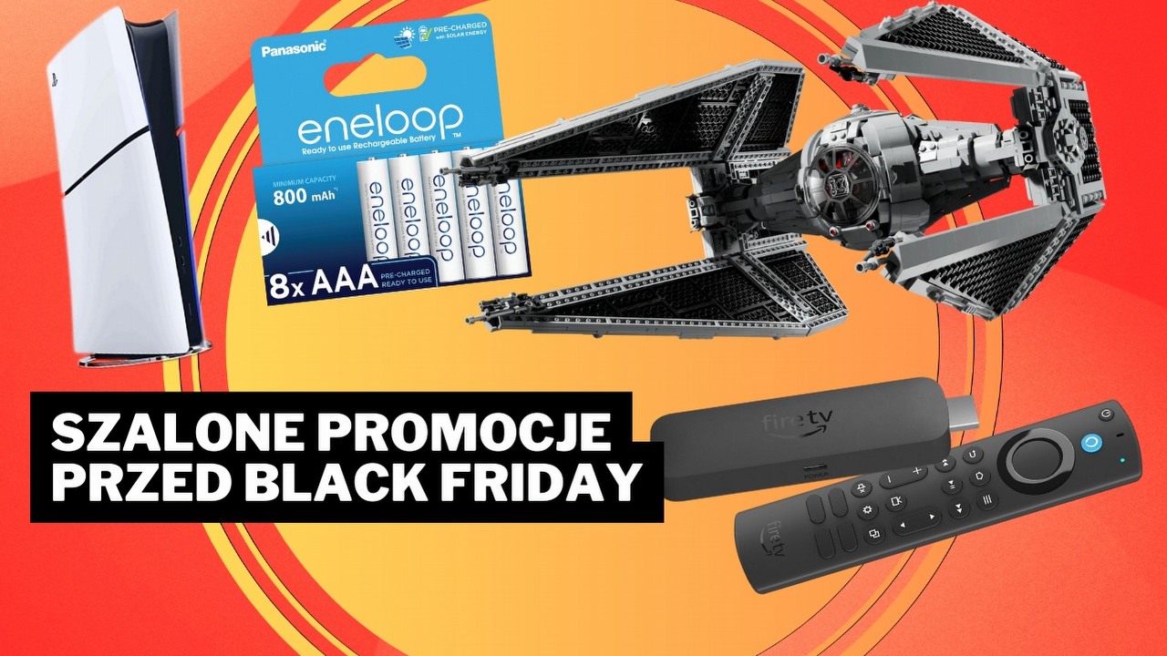 Najciekawsze oferty na Black Friday 2024 - 21.11.2024, źródło grafiki: Sony, Panasonic, Amazon, LEGO.