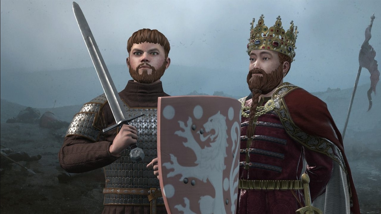 Strategia Crusader Kings 3 otrzyma język polski ponad 4 lata po premierze. Do gry trafią również Szczerbiec oraz korony królów Polski, źródło grafiki: Paradox Interactive..