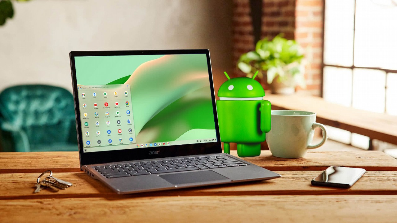 Google może iść w ślady Apple i połączyć ChromeOS i Androida w jeden system, źródło grafiki: kolaż autorski; Google; Denny Müller | Unsplash.