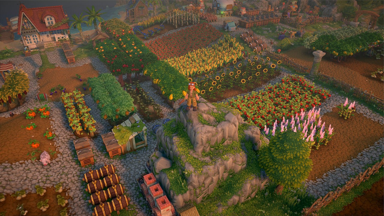 Eksploracja, wędkarstwo, crafting - Luma Island ma się dobrze na Steamie, ponieważ obywa się bez wielu „irytujących rzeczy”, źródło grafiki: Feel Free Games.