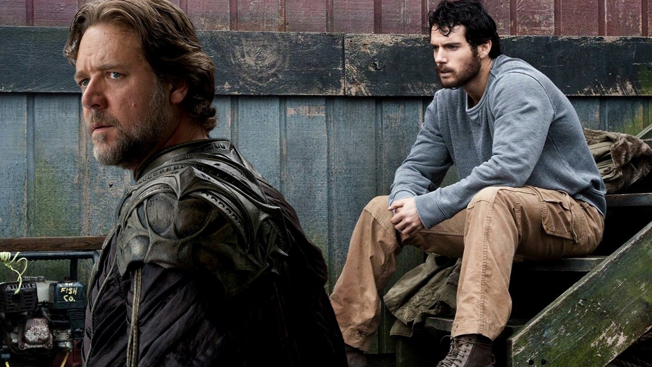 „Czasami nie traktują cię zbyt dobrze”. 24 lata temu Henry Cavill był statystą na planie Dowodu życia i spotkanie z Russellem Crowe'em zmieniło jego życie, źródło grafiki: Man of Steel, Zack Snyder, Warner Bros. Pictures, 2013.