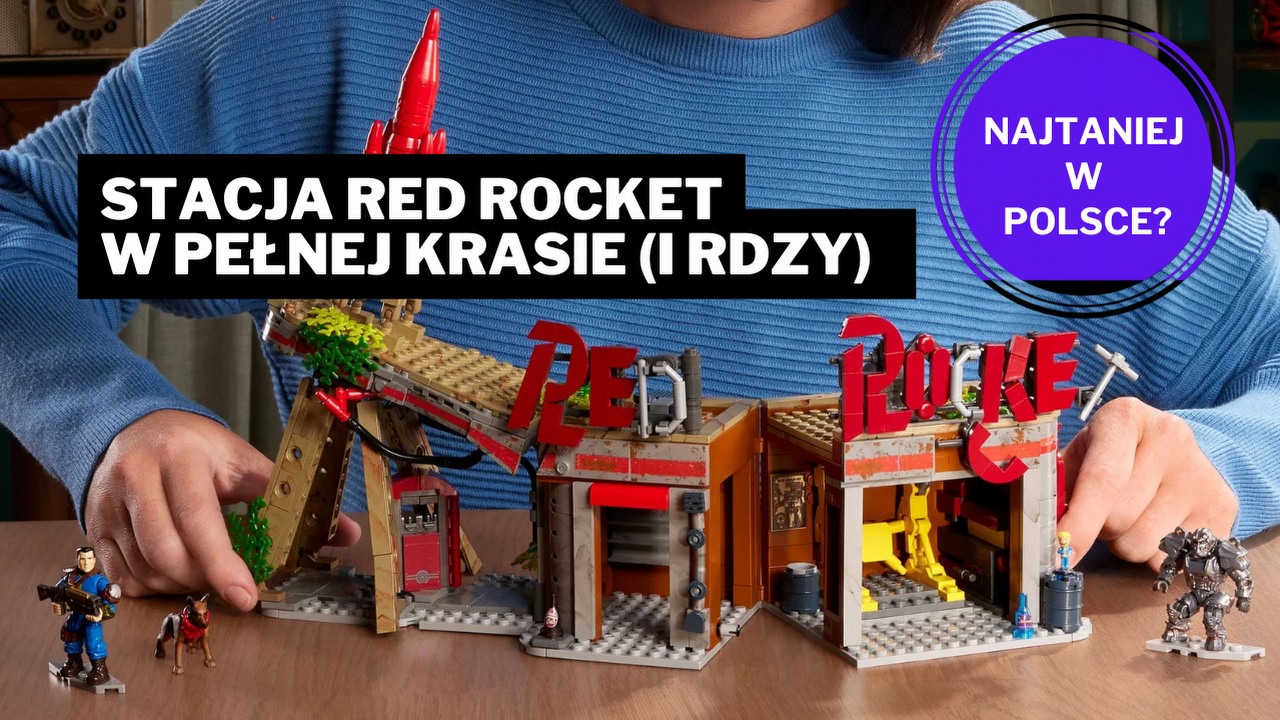 Jakim cudem ten zestaw jest tak tani? Mega Fallout Red Rocket to nowość na rynku, ale na Amazonie już jest dostępny w bardzo przystępnej cenie, źródło grafiki: Mega Construx, materiały promocyjne.
