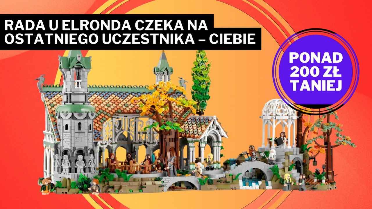 Nie klikaj! LEGO Rivendell na Amazonie jest zbyt kuszące, ja sam już marzę o tym zestawie, źródło grafiki: LEGO; materiały promocyjne.