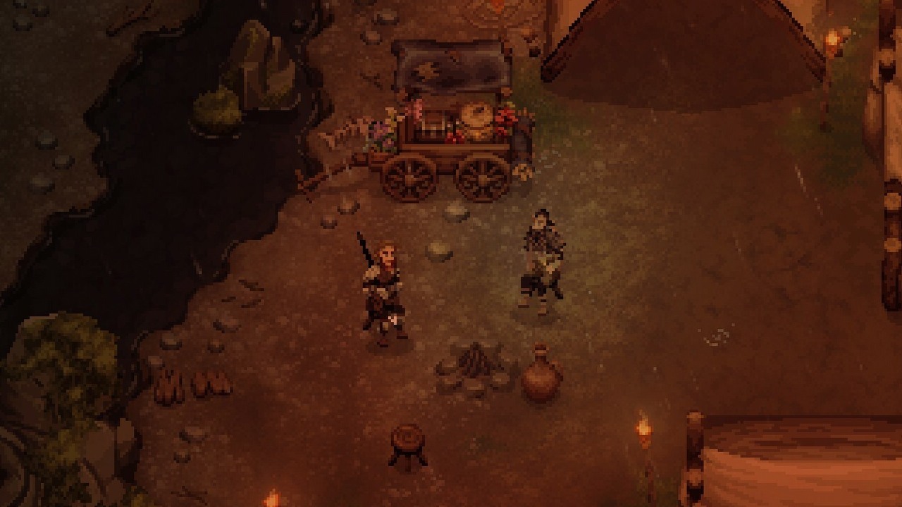 Uwodzące klimatem mrocznego fantasy RPG, które zachwyca na Steam, otrzymało 1. dużą aktualizację. Twórcy Drova: Forsaken Kin mają dla graczy świąteczną niespodziankę, źródło grafiki: Just2D.