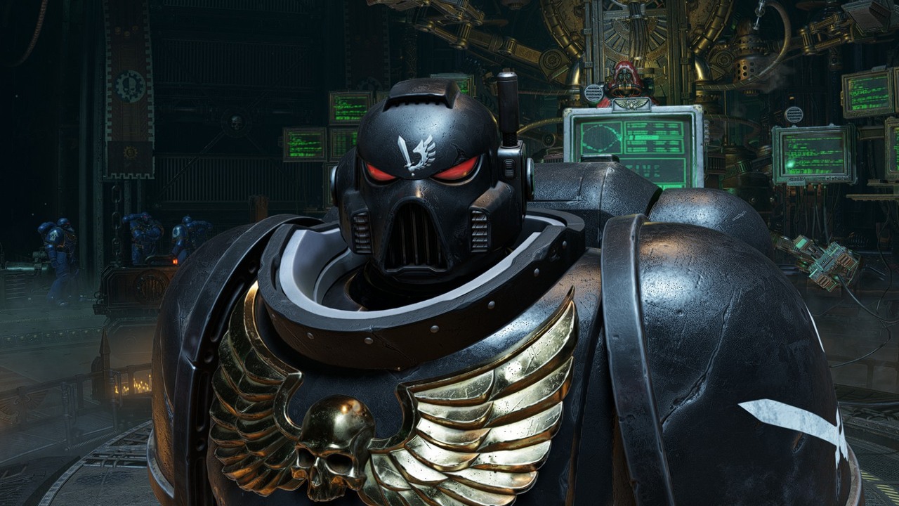 Space Marine 2 dostępne w wersji 5.0. Aktualizacja Obelisk dodaje wyczekiwany zestaw Dark Angels i wsparcie dla PS5 Pro, źródło grafiki: Saber Interactive.