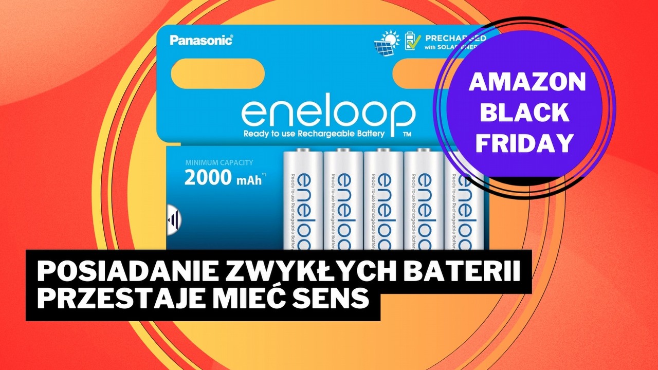 Tak powinny wyglądać promocje Black Friday. Daj bateriom przejść na emeryturę i wybierz akumulatorki, które łatwo znowu naładujesz, źródło grafiki: Panasonic, materiały promocyjne.