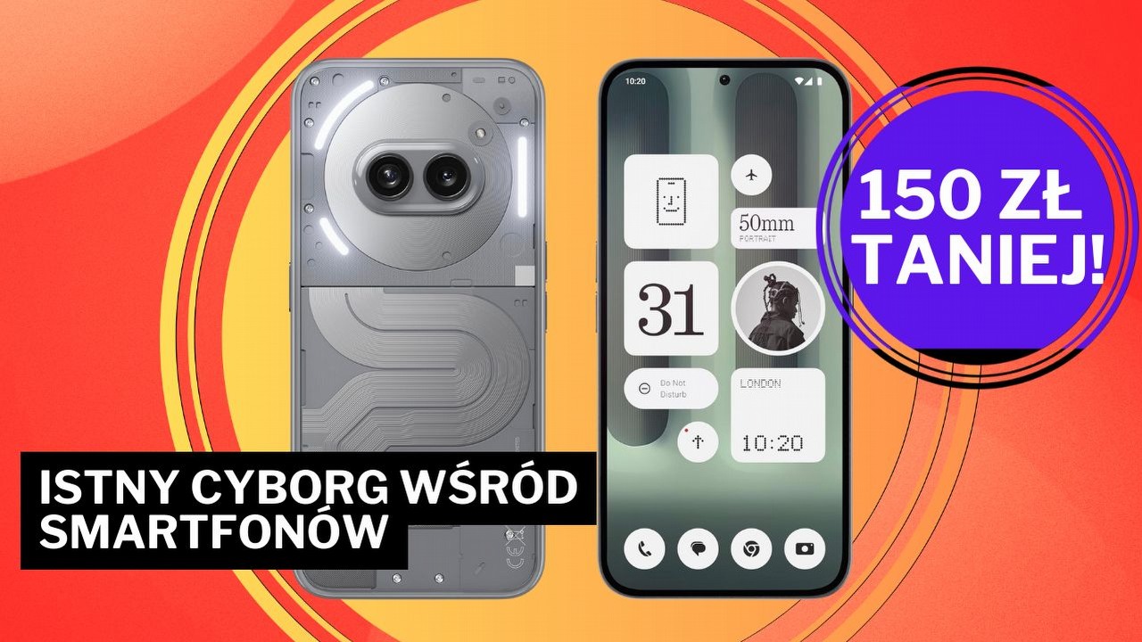 Amazon odpala bombę na koniec Black Friday! Kosmiczny smartfon z 12 GB RAM w najlepszej cenie na rynku, źródło grafiki: Nothing.