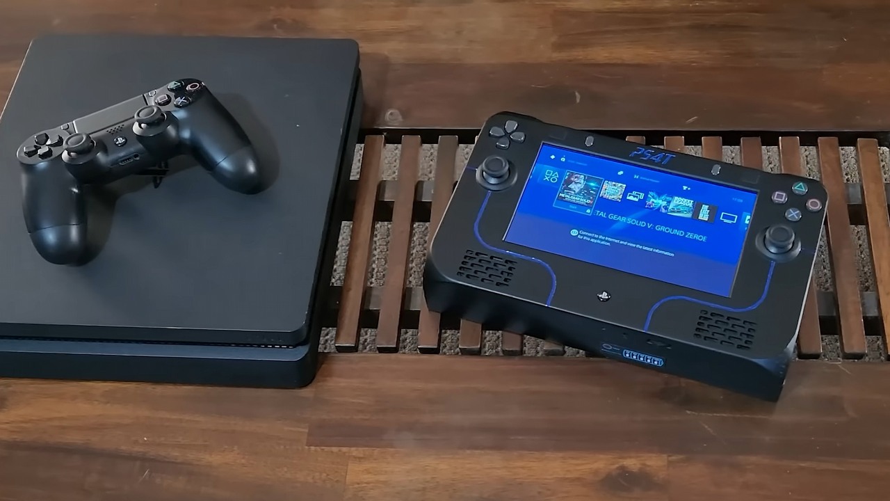PS4 zamienione w handheld. Oto imponujący projekt pewnego internauty, źródło grafiki: Restore Technique | YouTube.