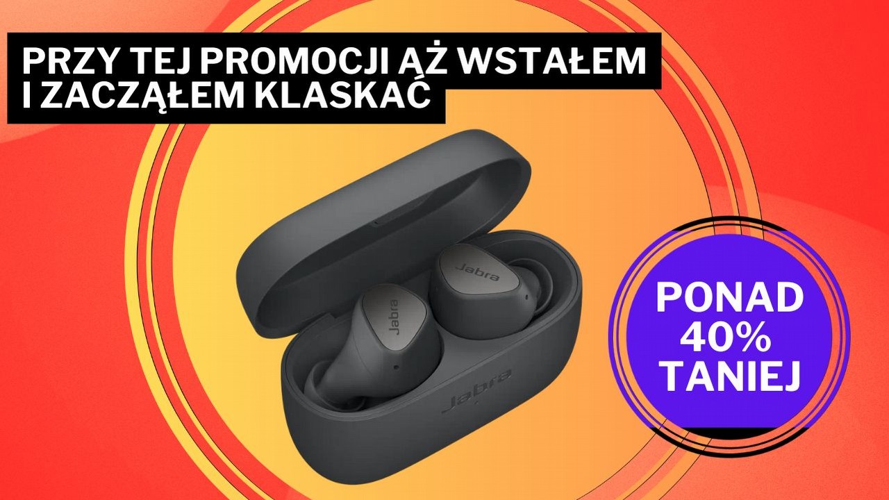 Uszczypnijcie mnie, bo ta cena jest wręcz nierealna. Ostatnia chwila na skorzystanie z promocji Black Friday na słuchawki Jabra Elite 4, źródło grafiki: Jabra.