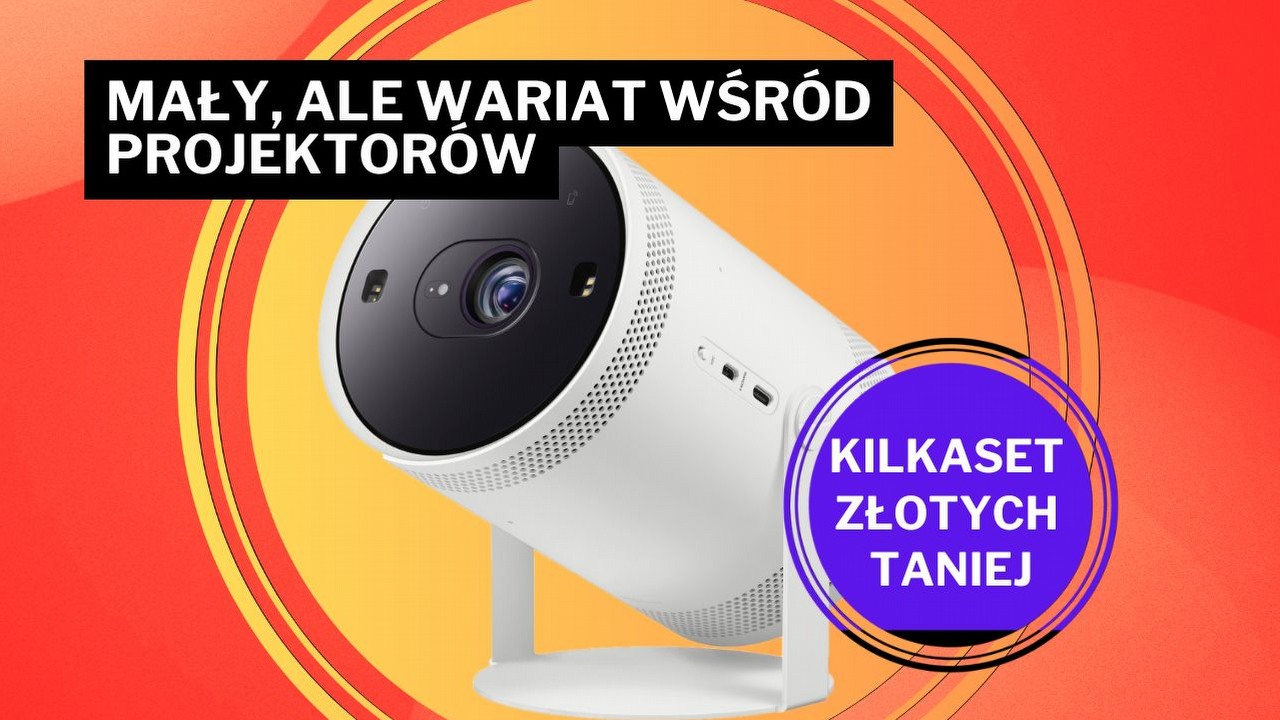Takie Cyber Monday to ja rozumiem. Projektor Samsung The Freestyle Gen 2 jest teraz do zdobycia w gigantycznej obniżce, źródło grafiki: Samung.