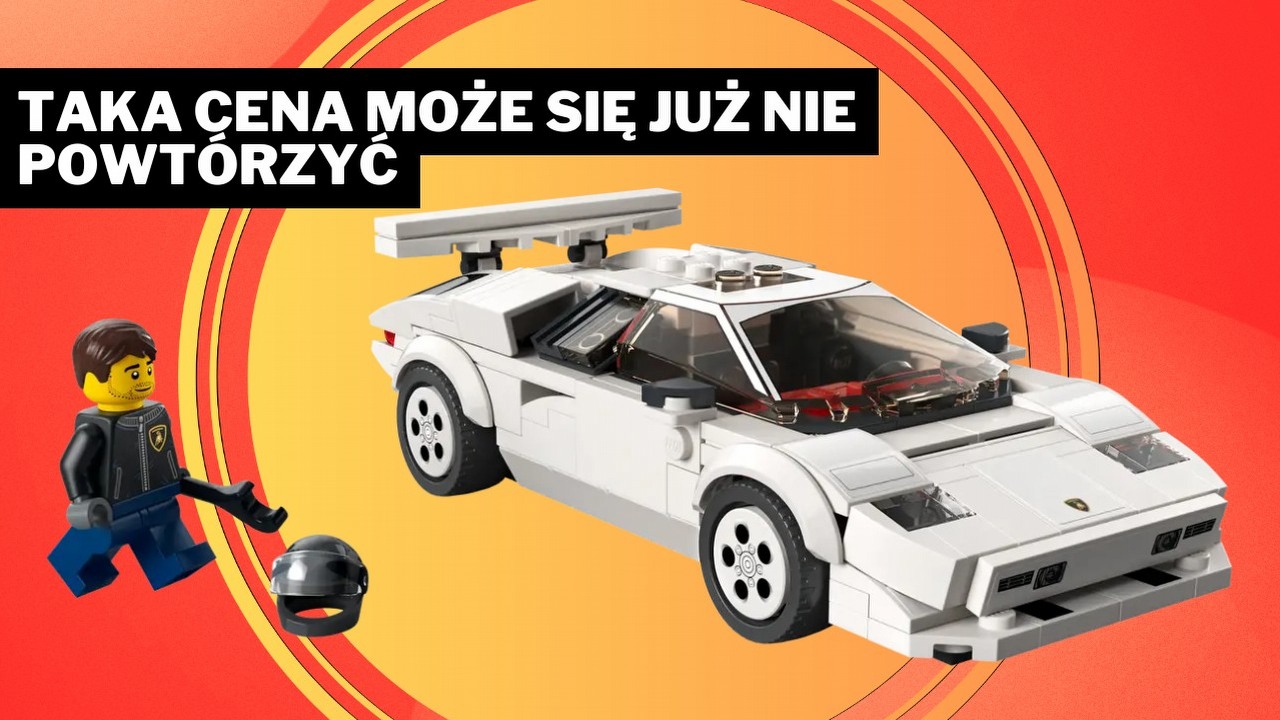 Nie wybaczę LEGO wycofania tego modelu. To może być ostatni dzwonek, żeby zdobyć Lamborghini Countach poniżej 100 zł, źródło grafiki: LEGO; materiały promocyjne.