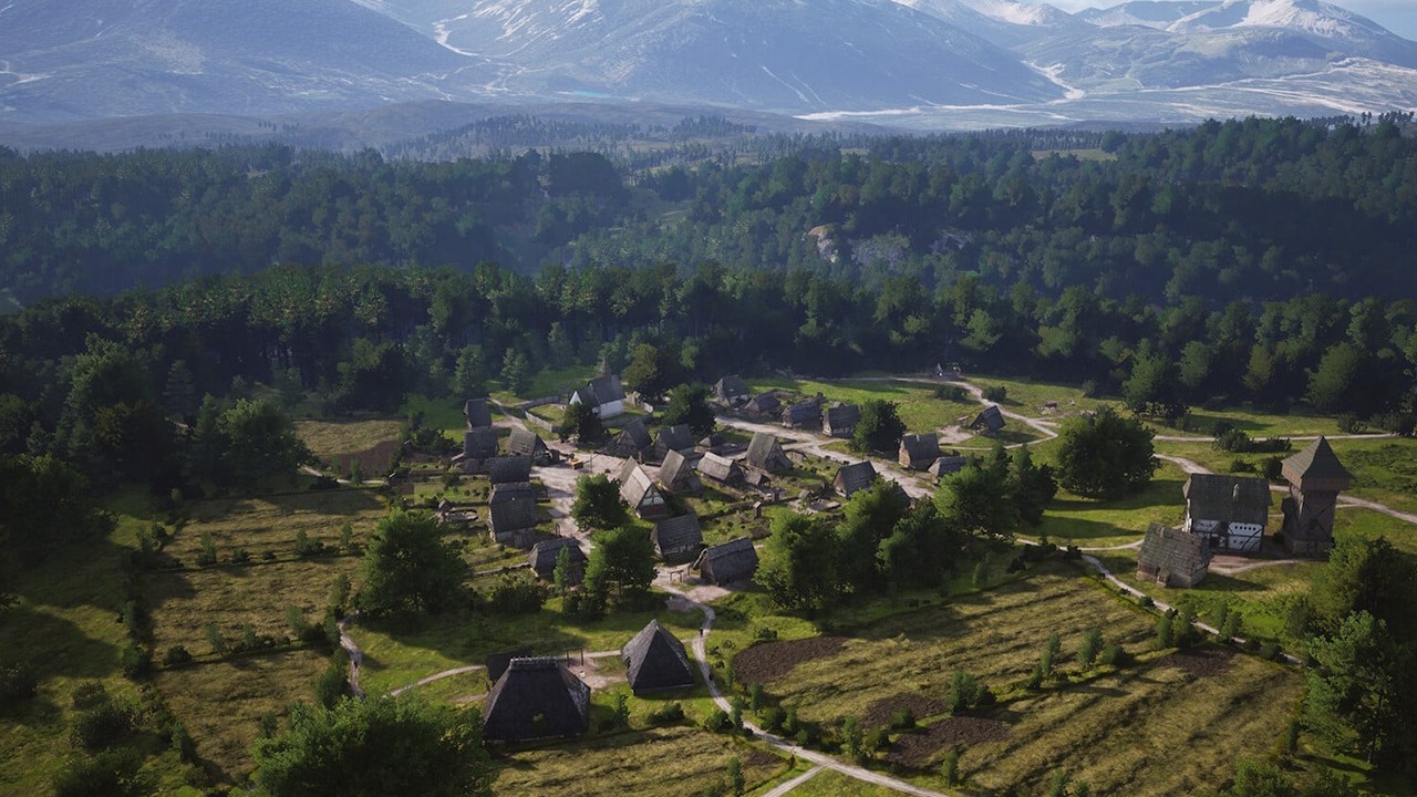 Twórca Manor Lords zaprezentował nową mapę, mosty i studnię na rynku. Grzegorz Styczeń reaguje na prośby graczy, źródło grafiki: Slavic Magic / Grzegorz Styczeń.