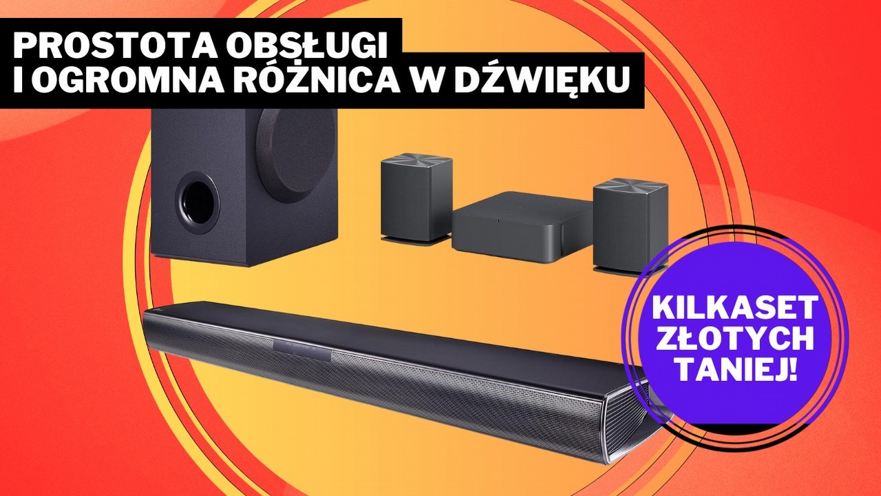 Nawet po Black Friday Amazon nie zwalnia tempa. Zestaw głośników LG z łącznością Bluetooth w gigantycznej obniżce ceny, źródło grafiki: LG; materiały promocyjne.