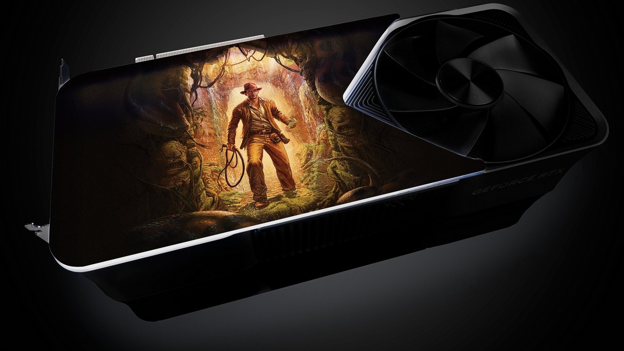 Nvidia przygotowała RTX-a 4090 inspirowanego Indiana Jones and the Great Circle. Zdobycie go nie jest łatwe, źródło grafiki: Nvidia..