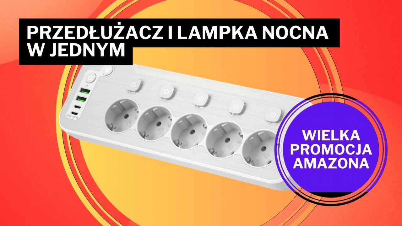 Za świecący przedłużacz ktoś powinien otrzymać Nobla! Ta listwa zasilająca jest śmiesznie tania i bardzo bezpieczna, źródło grafiki: QAKALN.