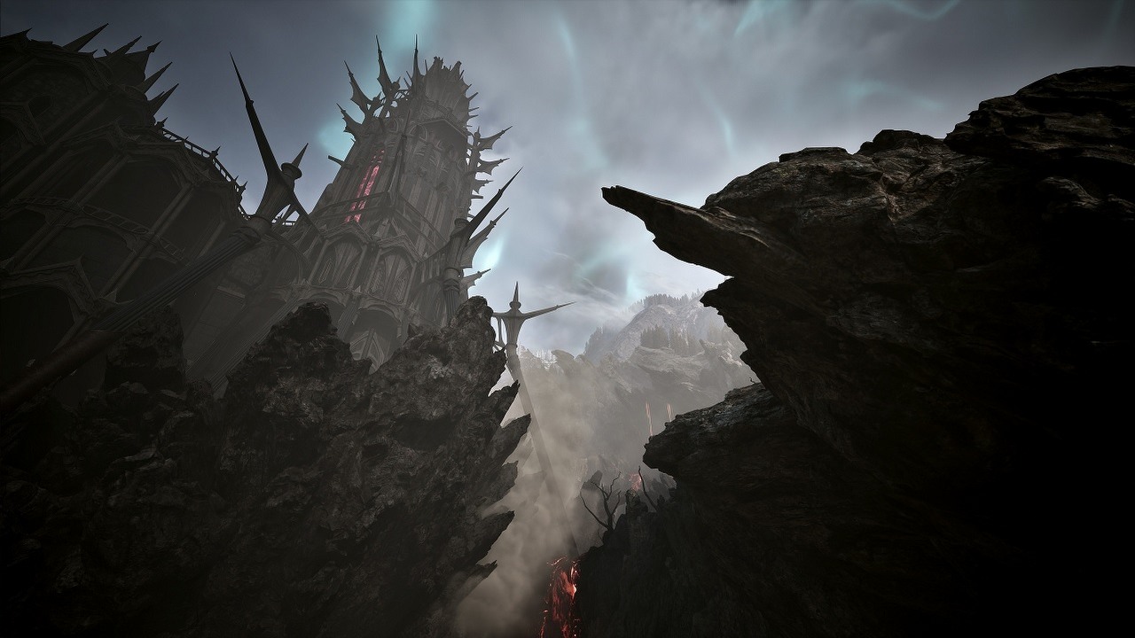 Gothic Remake na wielu nowych screenach. Zmiany dotknęły wieży Xardasa, obozu orków oraz potworów, źródło grafiki: THQ Nordic..