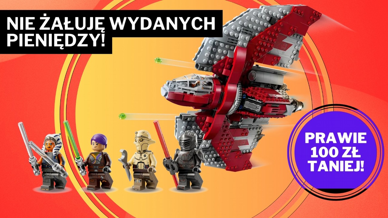 To jeden z najlepszych statków kosmicznych LEGO Star Wars. Składając go, znowu poczułem się jak dziecko, źródło grafiki: LEGO.