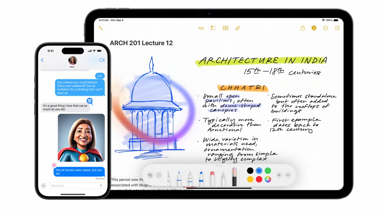 iOS 18.2 jednak nie jest w najgorszym stanie. Apple udostępniło publicznie stabilną wersję systemu, źródło grafiki: Apple.