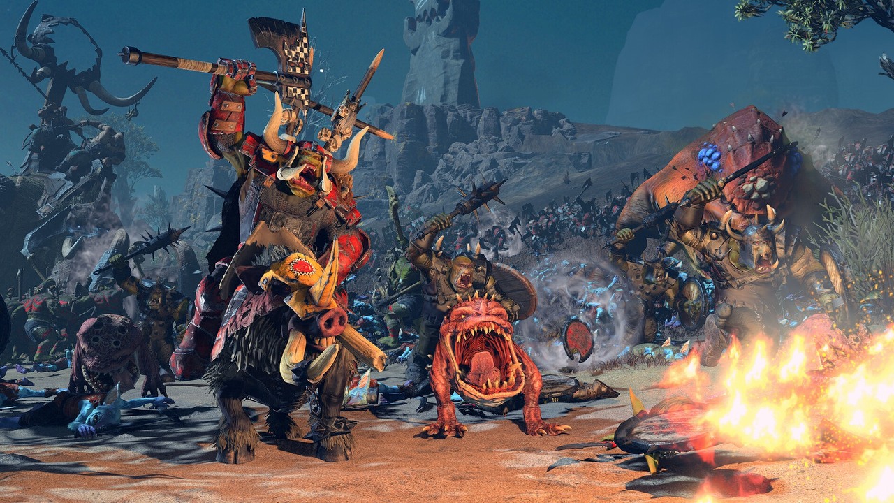 Premiera dodatku Total War: Warhammer 3 - Omens of Destruction przyciągnęła tłumy, ale nie obyło się bez problemów, źródło grafiki: Creative Assembly / Sega..