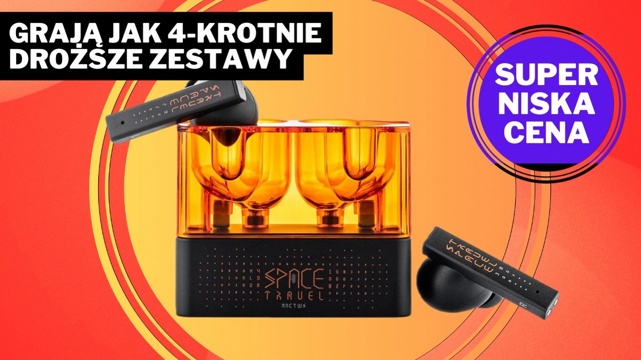 „Najdoskonalszy zestaw słuchawek TWS”. Ten model przewyższa produkty takich firm jak JBL, Samsung i Sony, a kosztuje znacznie mniej, źródło grafiki: Moondrop; materiały promocyjne.
