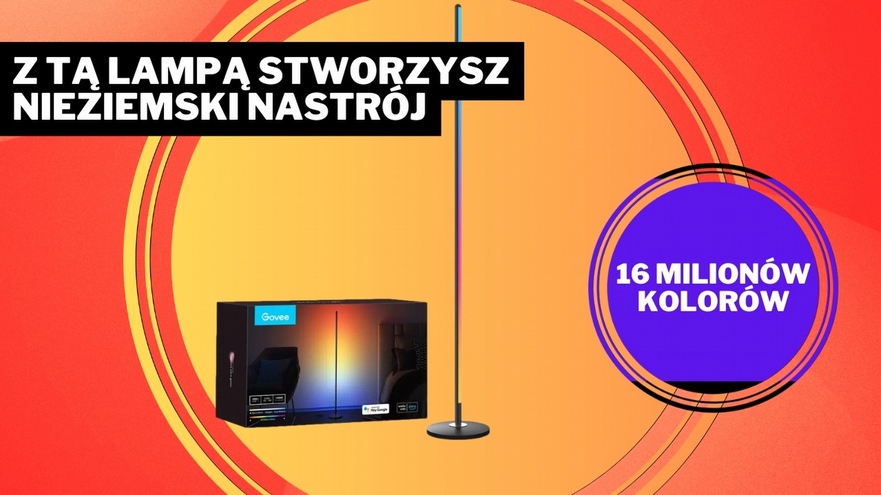 Jesienno-zimowa chandra to przeszłość. Z tą LED-ową lampą w moim mieszkaniu zagości 16 milionów kolorów, źródło grafiki: Govee.