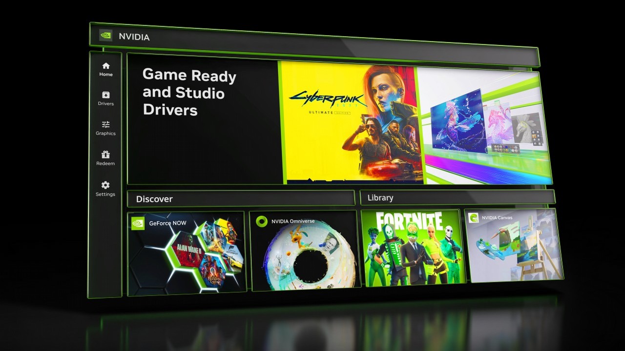 Aplikacja Nvidia App może spowalniać działanie niektórych gier, źródło grafiki: Nvidia.
