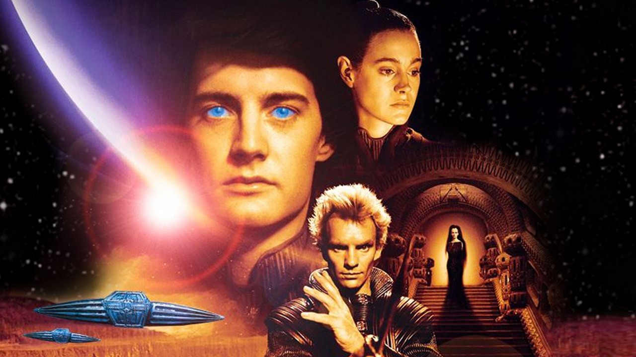 40 lat temu zadebiutowała Diuna, kultowa klapa sci-fi David Lyncha. Wcześniej adaptację mógł nakręcić Ridley Scott; właśnie znaleziono zagubiony scenariusz jego wersji, źródło grafiki: Diuna, David Lynch, De Laurentiis, 1984.