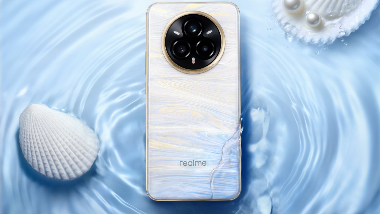 Ten smartfon zmienia kolor pod wpływem temperatury. Zaskakujący pomysł realme sięga po inspiracje oceanem, źródło grafiki: realme.