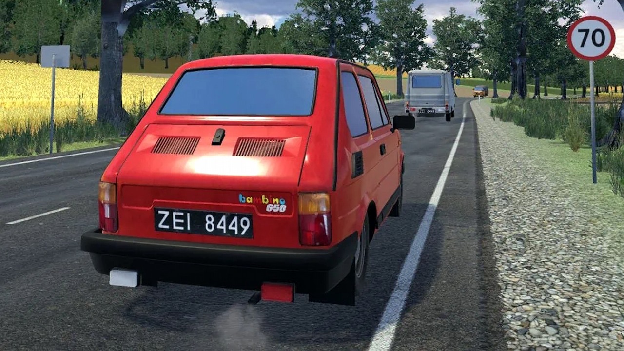 W samochodowym symulatorze życia w Polsce lat 90. nie mogło zabraknąć dziur. Przez „krytyczny błąd” OHV część graczy może być zmuszona zacząć grę od nowa, źródło grafiki: Przemysław Hadała.