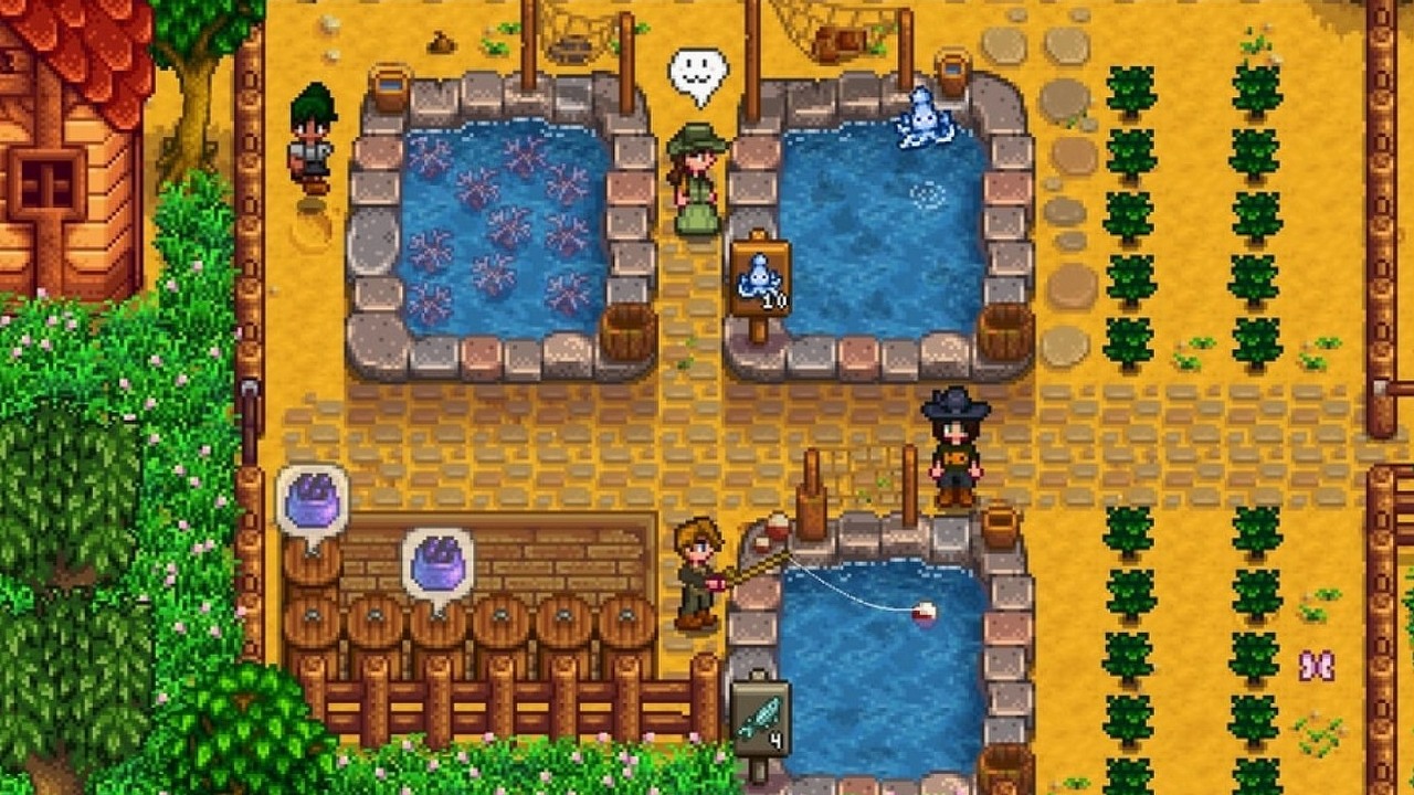 Stardew Valley 1.6.15 przywraca prawdziwie legendarny status stawom rybnym. Twórca zdaje sobie sprawę, że niektórzy gracze mają problem z rozwodami, źródło grafiki: Eric Barone / ConcernedApe..