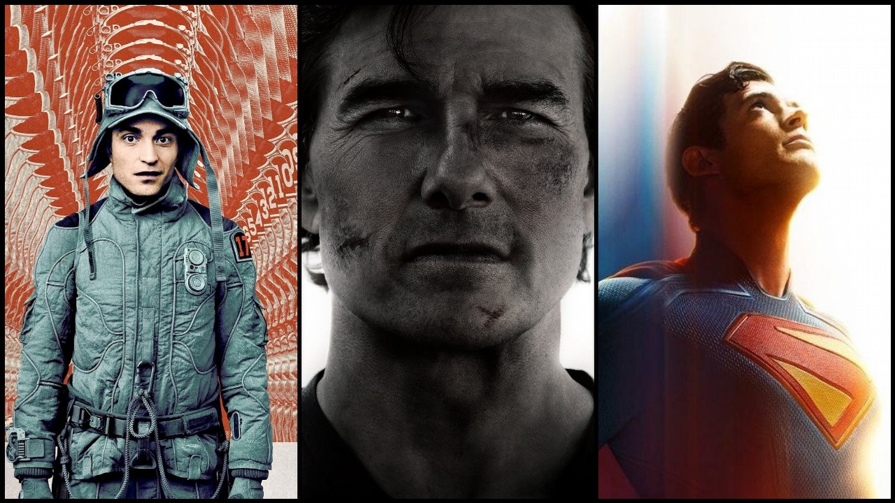 Najlepiej zapowiadające się filmy 2025 roku. Na te kinowe premiery warto czekać, źródło grafiki: Mission Impossible – The Final Reckoning, Christopher McQuarrie, Paramount Pictures, 2024 / Mickey 17, Joon-ho Bong, A24, 2025 / Superman, James Gunn, DC, 2025.