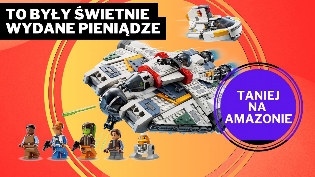 Za takie zestawy kocham LEGO. Kultowy statek z serialu Star Wars: Rebelianci to jeden z najlepszych modeli 2024 roku, źródło grafiki: LEGO.