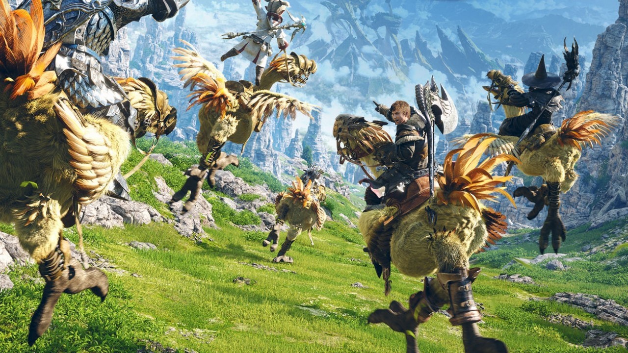 Seria Final Fantasy zyskuje na PS5 Pro. Największym zaskoczeniem wyższa wydajność w Final Fantasy 14, źródło grafiki: Final Fantasy XIV; Square Enix Business Division 5; Square Enix; 2013.