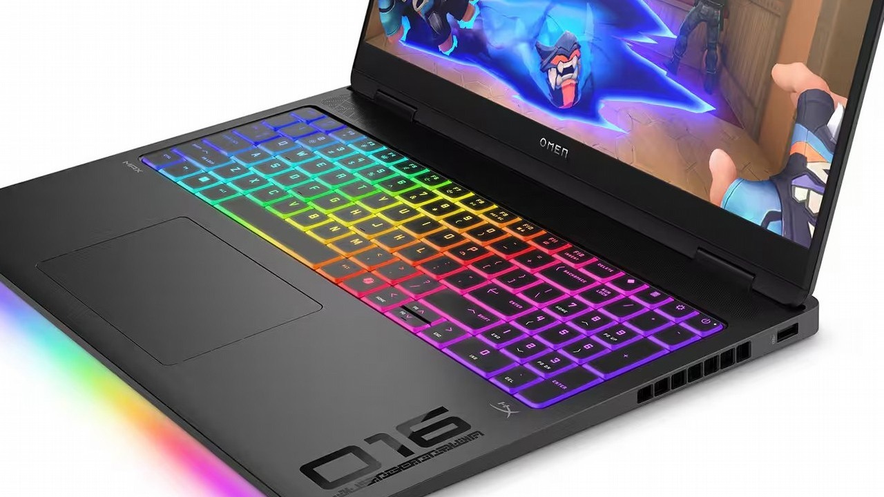Grafika promująca laptopa HP Omen wyciekła do sieci. Komputer będzie mieć na podkładzie RTX-a 5080, źródło grafiki: X: @MysteryLupin; 2024.