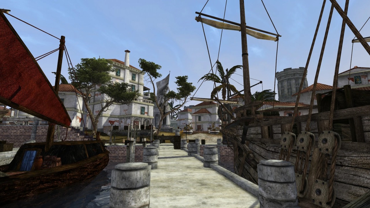 Skyrim, Oblivion i Morrowind są o krok bliżej, by stać się jedną, wielką całością. Piękne wybrzeże z TES 4 trafiło do kultowego The Elder Scrolls 3 dzięki Project Tamriel, źródło grafiki: Bethesda Softworks..