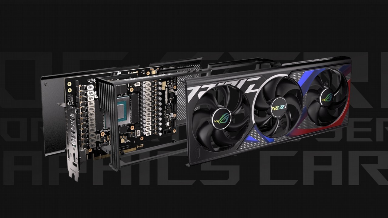 Wyciekły szczegóły techniczne RTX 5080 i RX 9070 od ASUS-a; zaledwie 16 GB pamięci VRAM może niektórych rozczarować, źródło grafiki: ASUS.