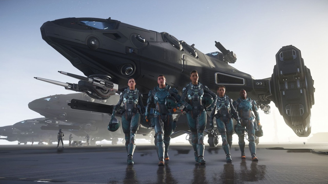 Ile pieniędzy otrzymał w 2024 roku Star Citizen? Jest mały spadek formy, ale to wciąż potężna kwota, źródło grafiki: Cloud Imperium Games.