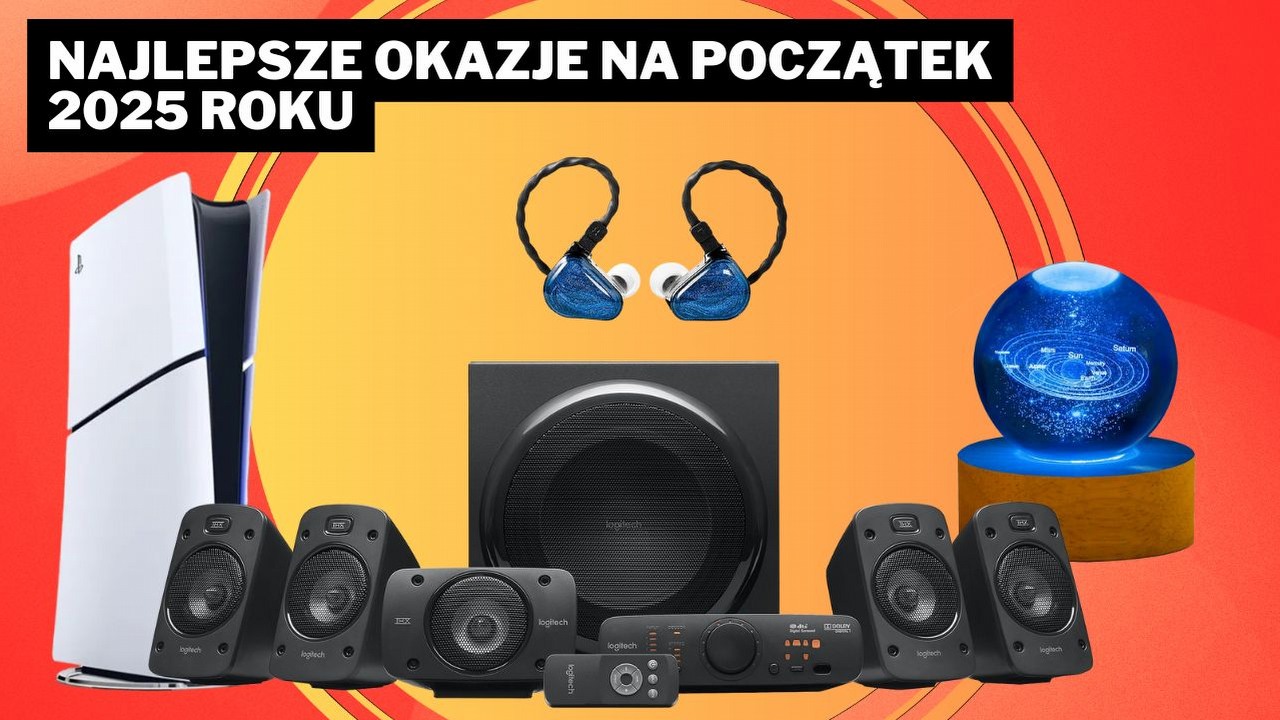 Najlepsze okazje na początku 2025 roku - PS5 Slim, kosmiczna lampka i inne ciekawe oferty.