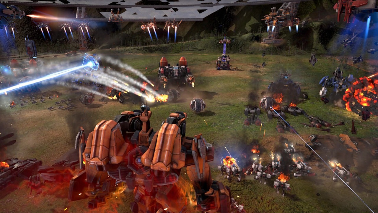 Oferująca bitwy na wielką skalę strategia z 86% pozytywnych ocen na Steam dostała 2. sezon i nowe jednostki. Mechabellum radzi sobie bez wsparcia Paradoxu, źródło grafiki: Game River..