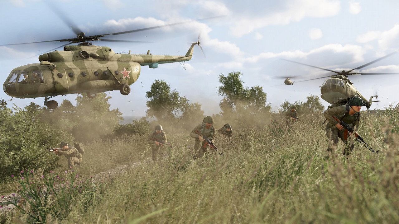 Rewolucyjna odsłona ultrarealistycznej strzelanki militarnej przeżywa odrodzenie. W Arma Reforger gra więcej osób, niż kiedykolwiek wcześniej, źródło grafiki: Bohemia Interactive Studio.
