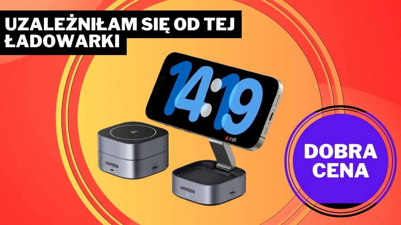To najlepszy prezent, jaki dostałam na święta. Dzięki wbudowanemu magnesowi ładowarka UGREEN zmieniła mój sposób korzystania z iPhone'a, źródło grafiki: UGREEN.
