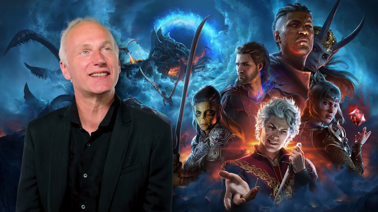 Reżyser Baldur’s Gate 3 najwyraźniej aż się pali, by ujawnić nową grę RPG. Historia Larian „jeszcze się nie skończyła. Bądźcie czujni”, źródło grafiki: Larian Studios; YouTube, BAFTA, 2024.