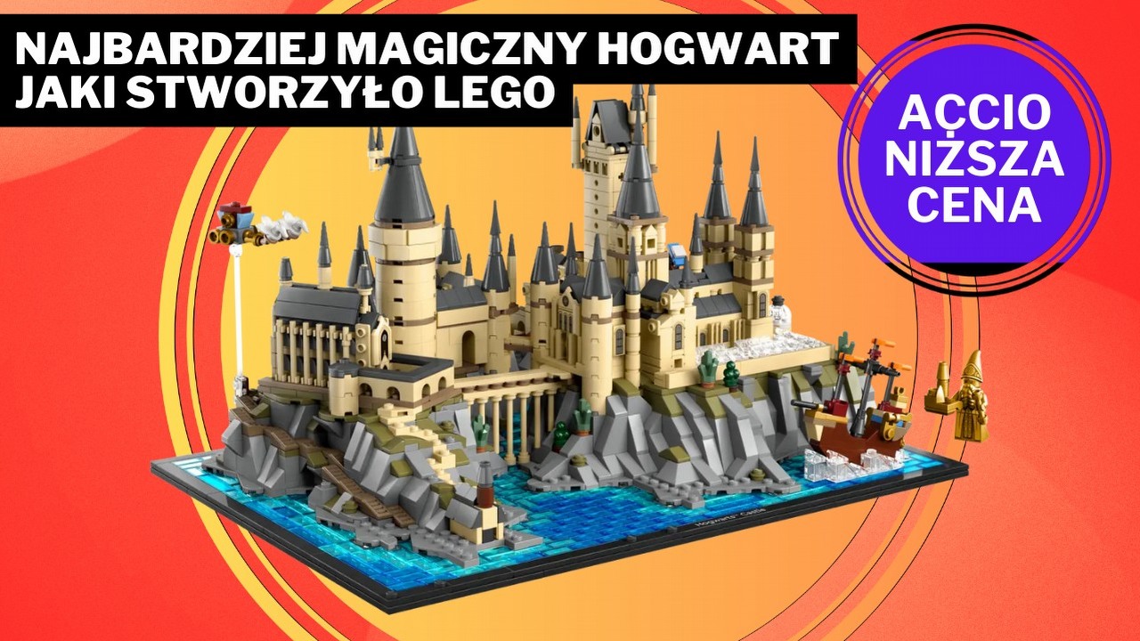 Cudowna i 2,5 razy tańsza alternatywa dla LEGO Hogwart 71043. Pełna easter eggów z serii o Harrym Potterze jest moim ogromnym marzeniem, źródło grafiki: LEGO; materiały promocyjne.