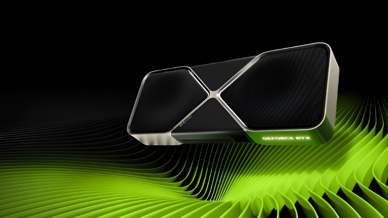 GeForce RTX 5090 tylko o 30% szybsze od RTX 4090 bez DLSS, Nvidia to potwierdza, źródło grafiki: Nvidia.