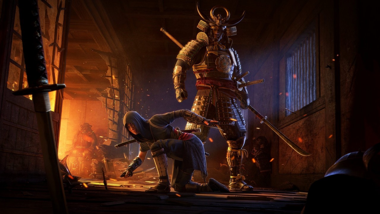 Nowa grafika z Assassin's Creed: Shadows pokazuje, kogo w toku rozgrywki spotkają Naoe i Yasuke, źródło grafiki: Ubisoft..