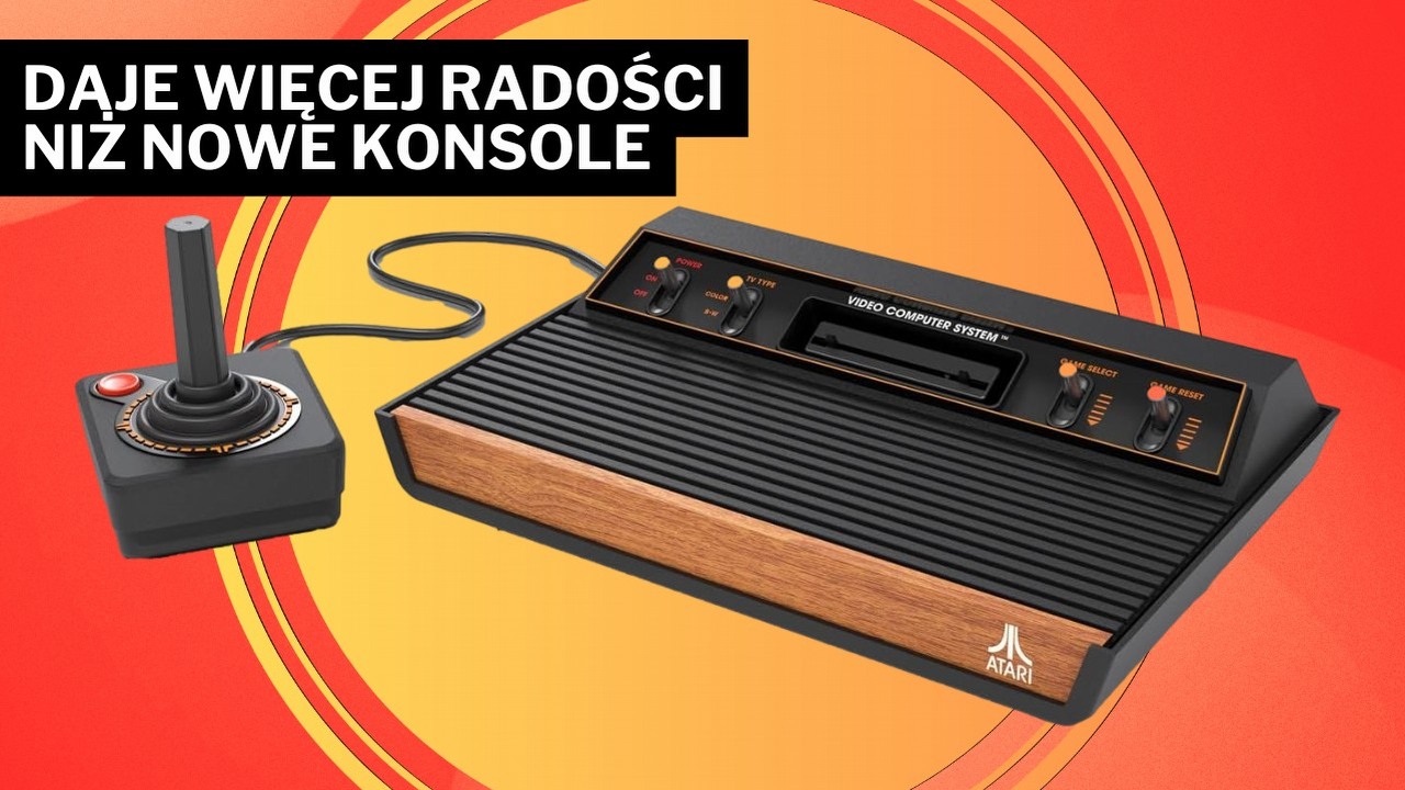 Według mnie to najlepsza retro konsola. Przy Atari 2600 Plus bawiłem się świetnie z całą rodziną, źródło grafiki: Plaion; materiały promocyjne.